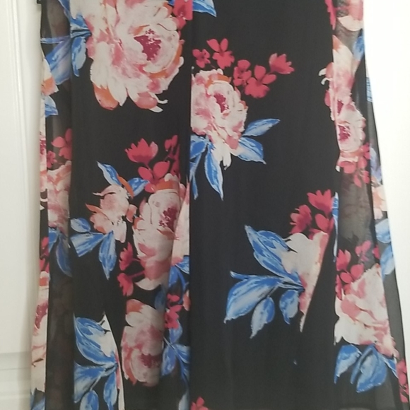 NYCC Floral Chiffon Dress 10 - Picture 7 of 8